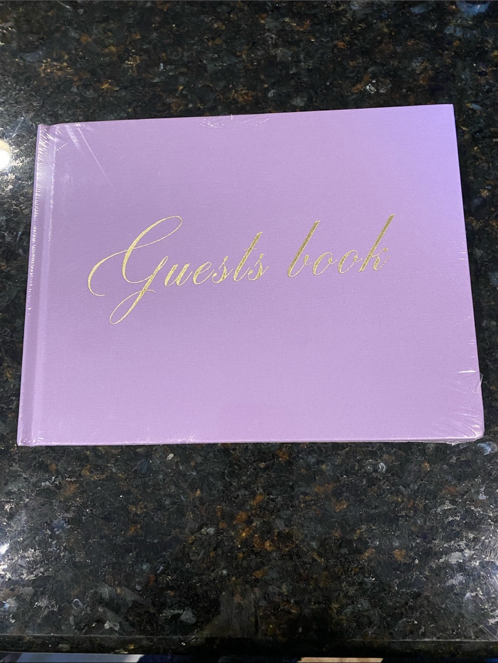 NIP Lavender “Guest Book” or “Wedding Book”